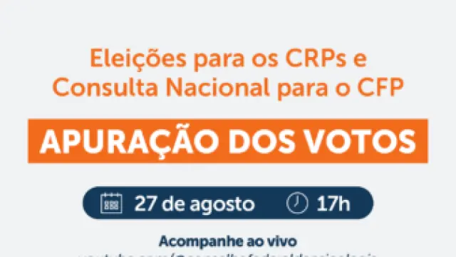 Eleições 2025: acompanhe a apuração dos votos que definirão as próximas gestões dos Conselhos de Psicologia em todo o país